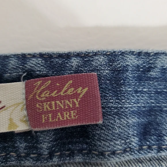 Vintage Aeropostale Hailey Skinny Flare Jeans Low Rise Size 13/14 Short - Picture 8 of 9